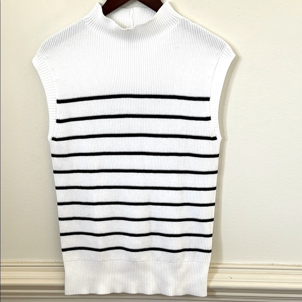 Talbots White Knit Sweater